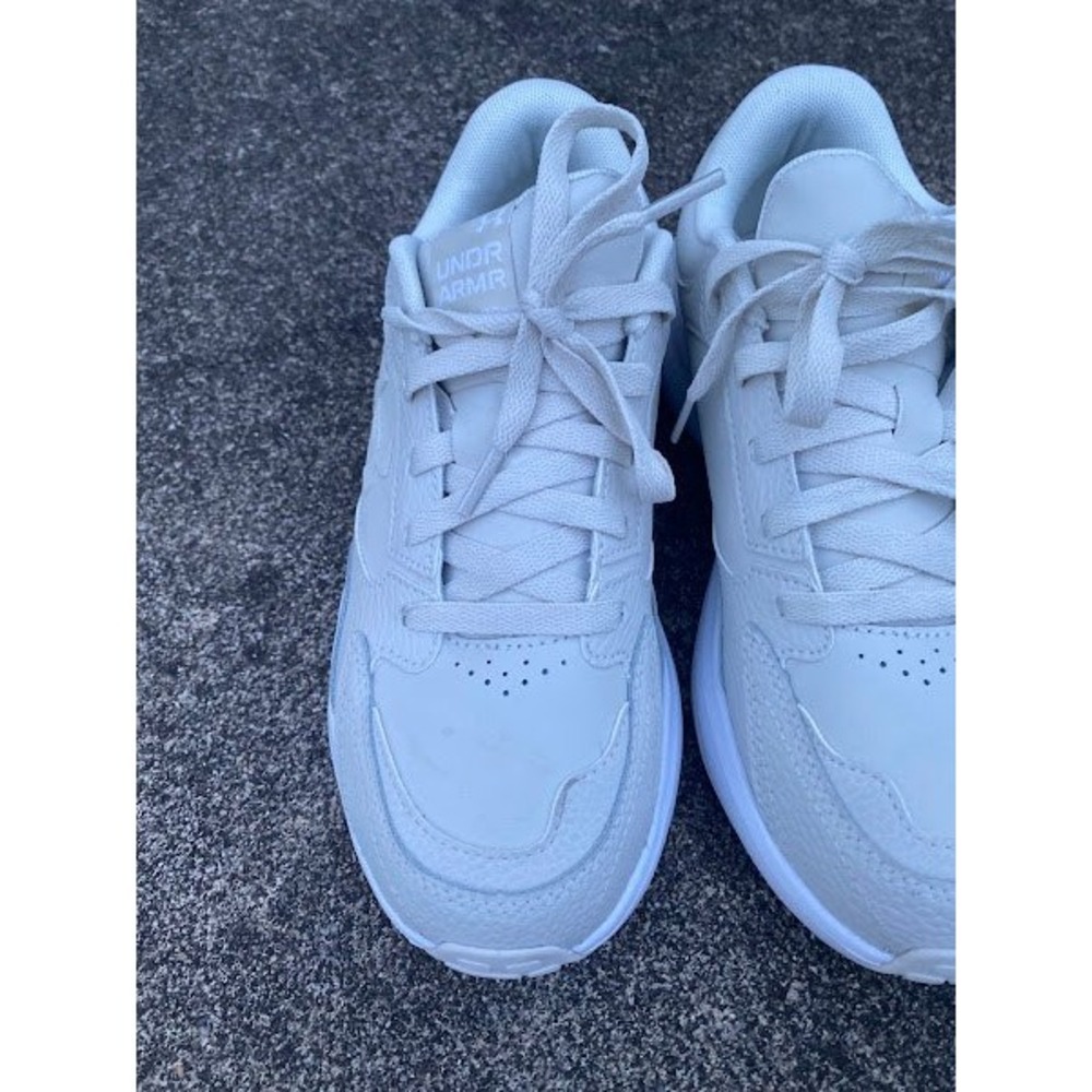 Under Armour Charged Sneakers Womens 8.5 Off White Athletic Shoes 3028569-110 - Picture 9 of 9